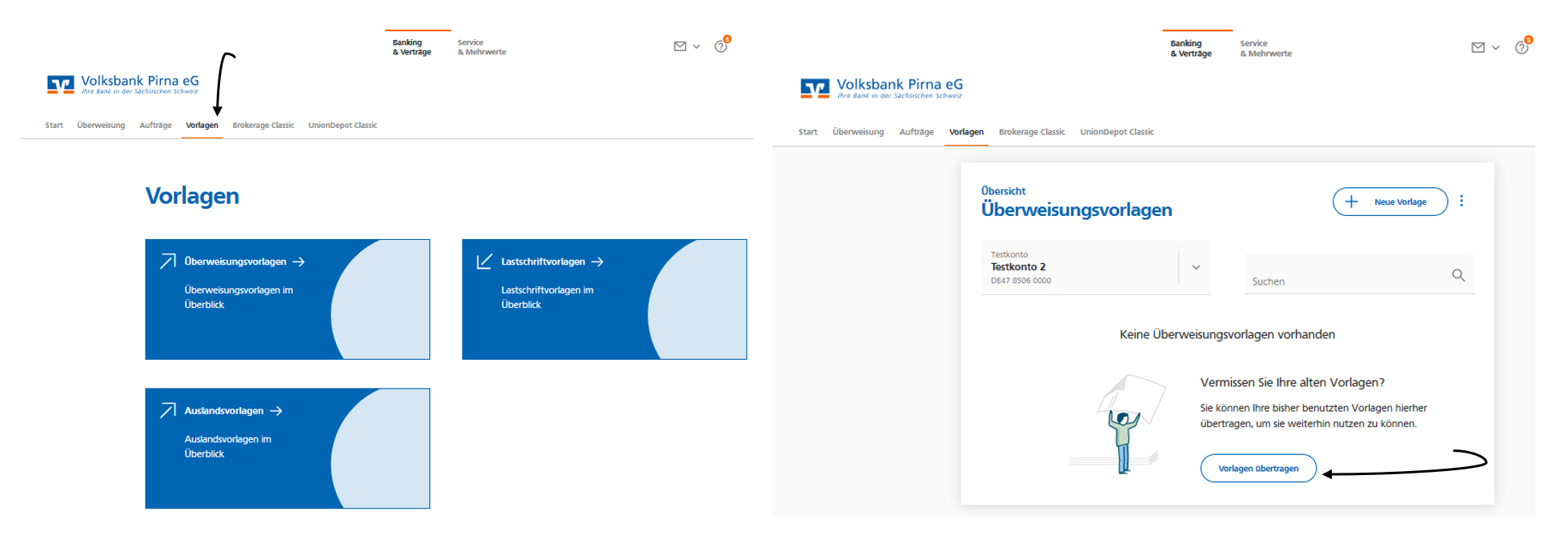Volksbank Pirna eG VR OnlineBanking fur PK FK und Vereine Ihre Bank in der Sachsischen Schweiz